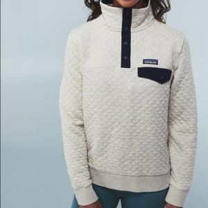 Patagonia Snap T Pullover Quilted Cotton XS Birch